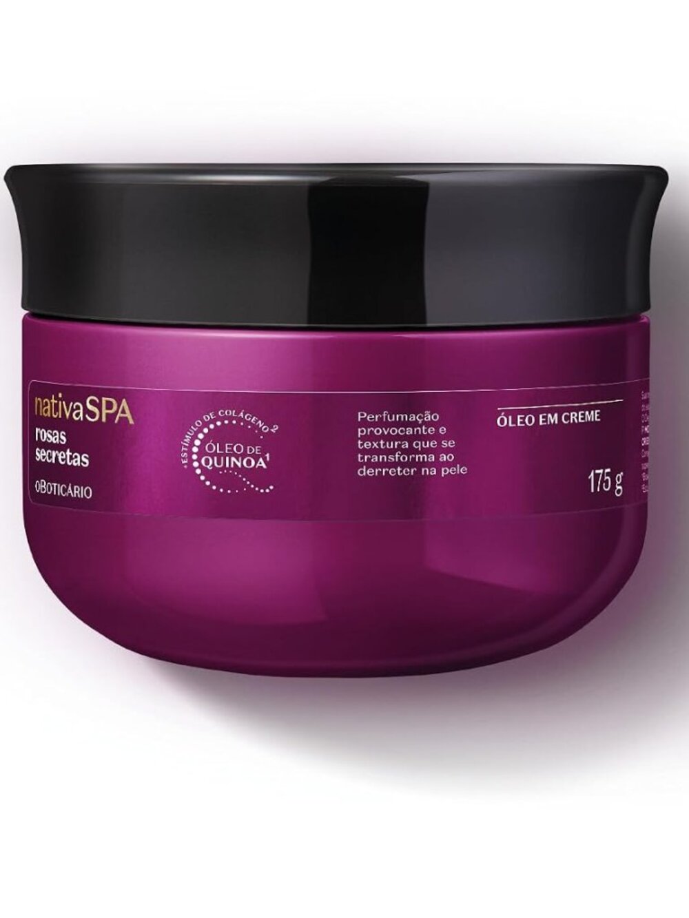 NEW Nativa Spa Secret Whipped Firming Cream To Oil Body Moisturizer Rose Quinoa